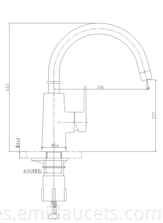 professional kitchen taps